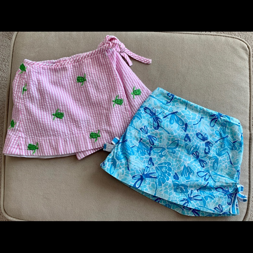 Pair of toddler Lilly Pulitzer skirts, size 2